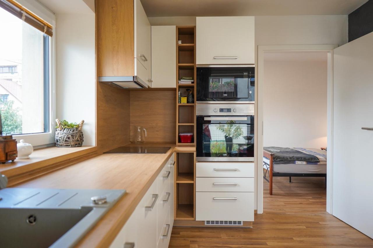 Vila Věkoše - apartmán s terasou a zahradou Hradec Kralove Exterior foto